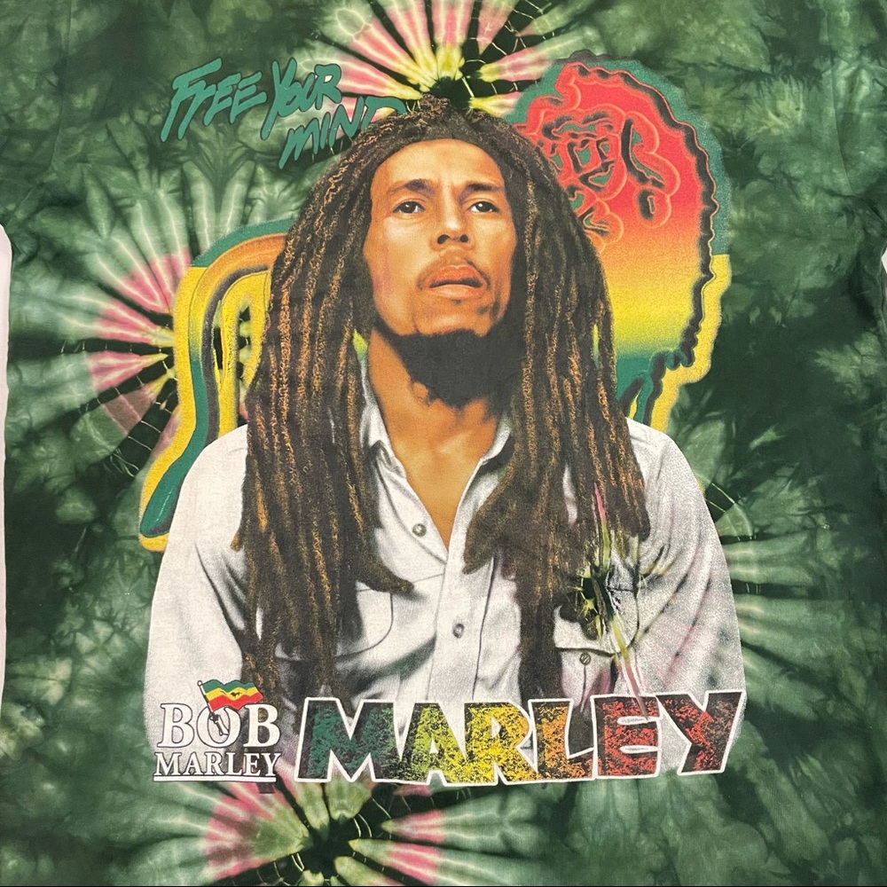 Bob Marley Premium Quality Tie Dye T Shirt Size Large